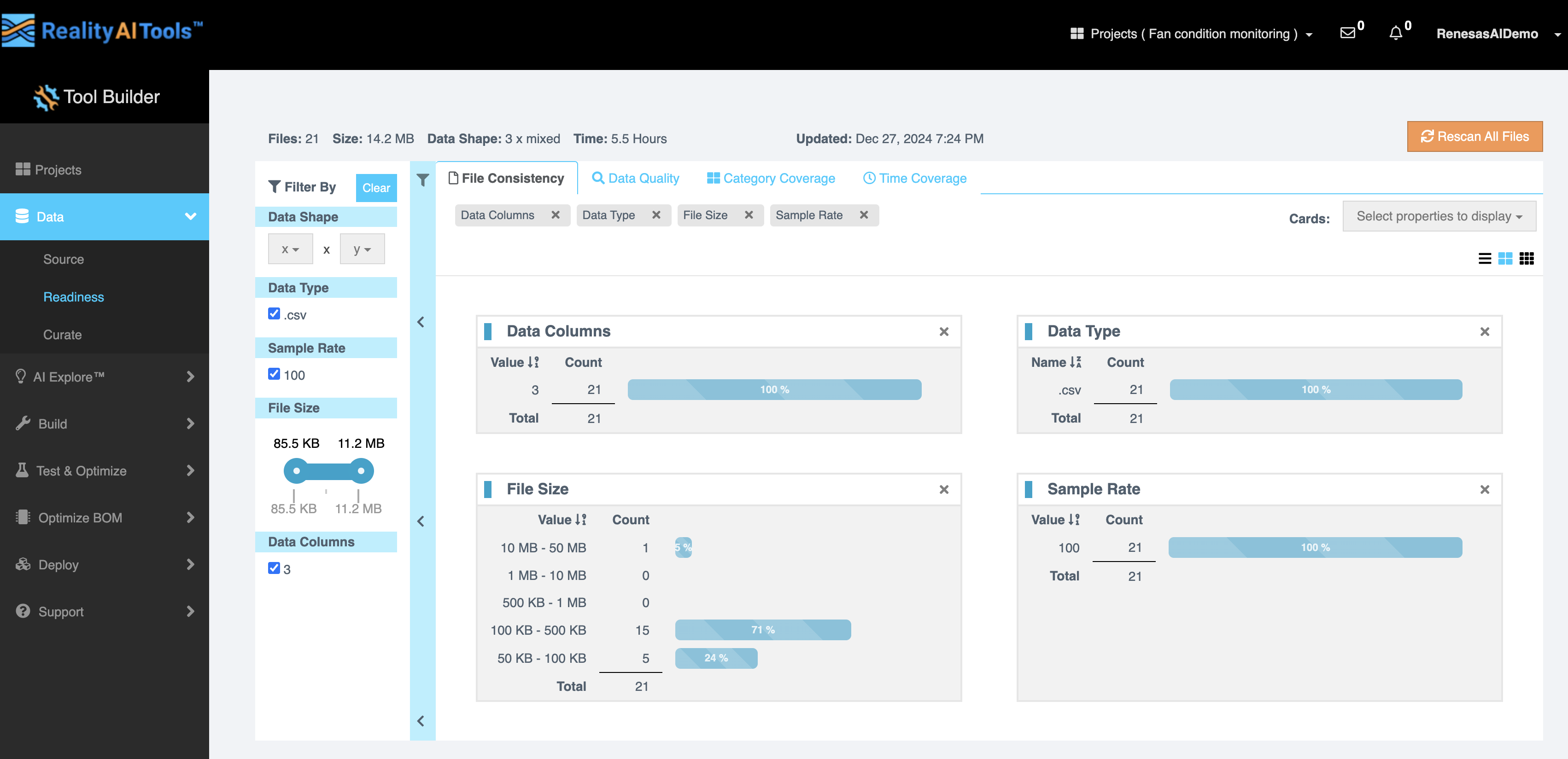 File consistency page