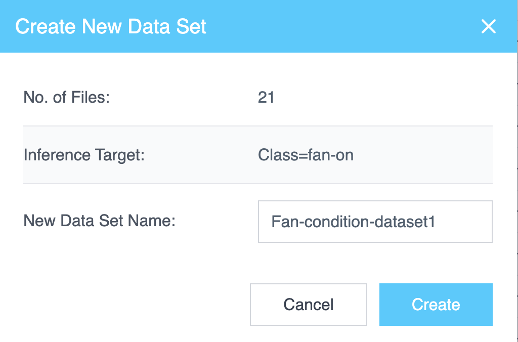 Create new dataset